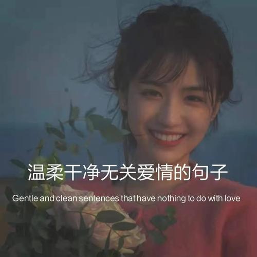 文案温柔干净无关爱情搞笑