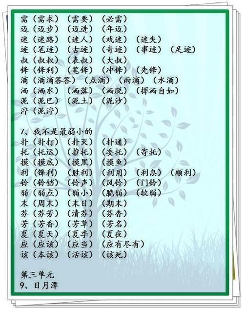 部字怎么组词