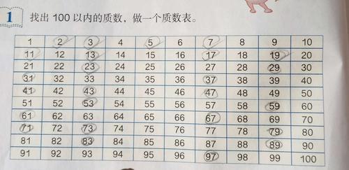 100以内的质数个位和十位交换位置