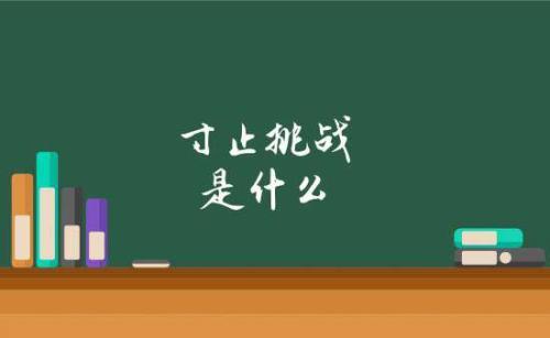寸止挑战怎么完成
