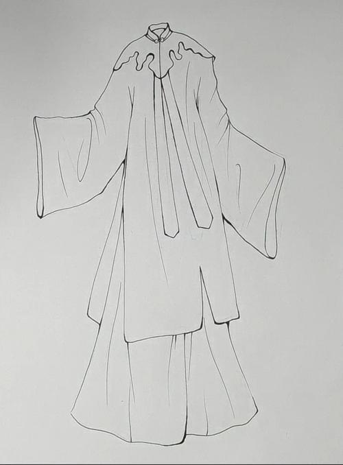 怎样画汉服