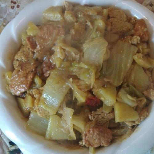 大白菜烧猪肉做法