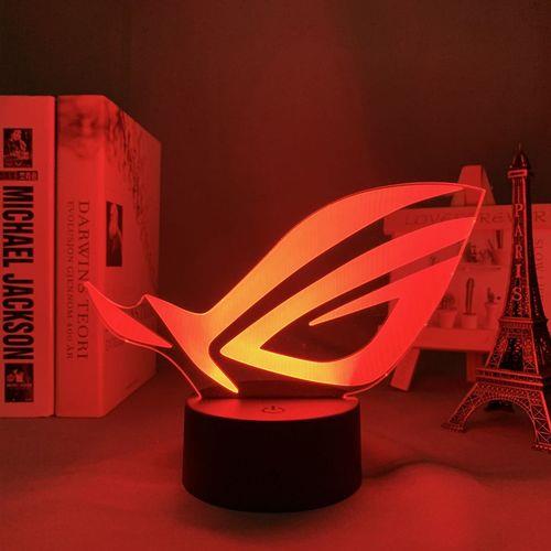 rog败家之眼logo灯光会变色吗