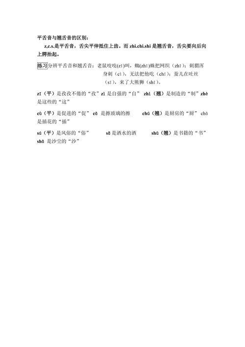 si是平舌音吗