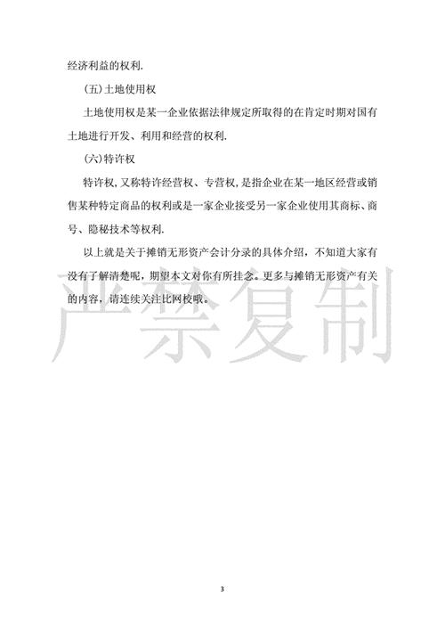 经营权摊销分录