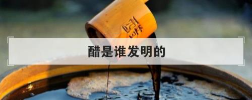 醋的来历故事动画