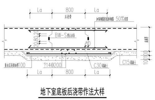 底板后浇带一般需要挖多深