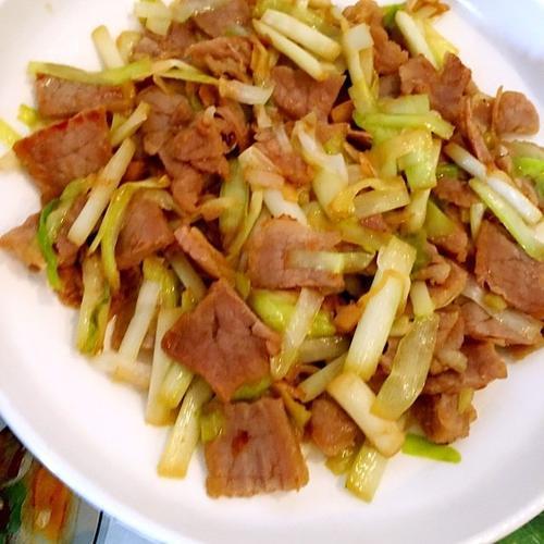 甘肃炒咸肉做法