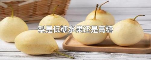 梨和苹果哪个糖高