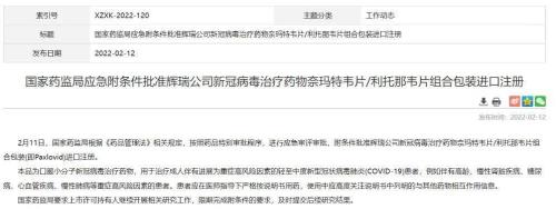 辉瑞Paxlovid使用说明