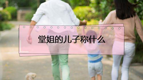 表姑的儿子叫什么