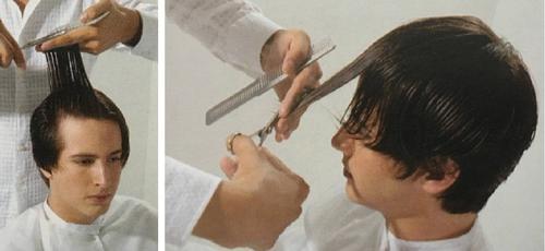 给男士理发的基本手法