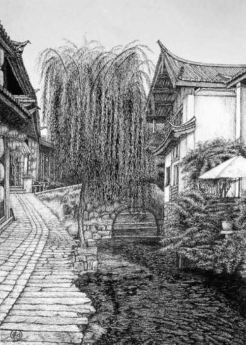 钢笔铅笔素描如何加深阴影部分