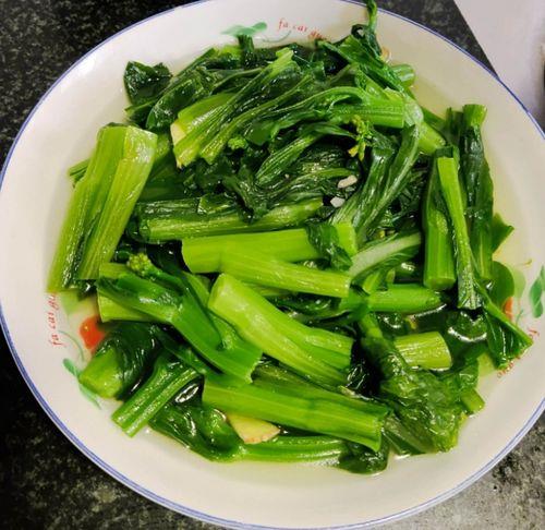 简单炒菜心的家常做法