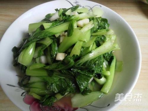 炒小青菜的家常做法