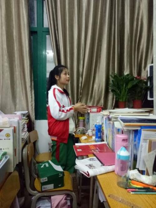 在学校的精神支柱