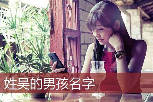 属虎姓吴的男孩名字