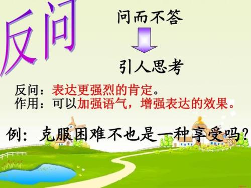 有问有答是什么修辞手法