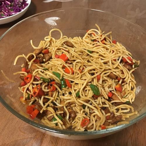 鸡米捞面做法