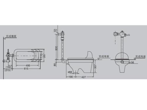 蹲便器安装后预留多高来砌砖