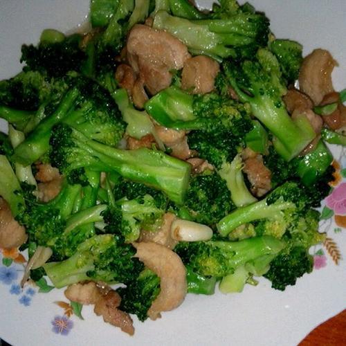 西兰花炒肉片怎么做