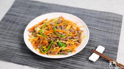 怎么炒牛肉丝
