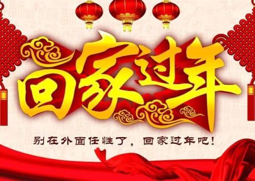 申请回家过年怎么写