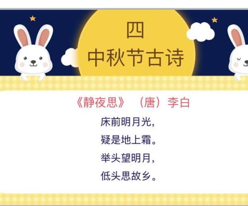 关于月亮的古诗10首