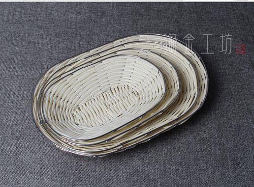 怎样编织椭圆手工筐