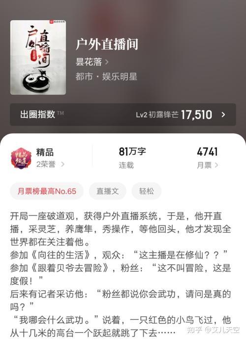 道士直播类型的小说