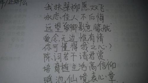 我爱你云藏头诗