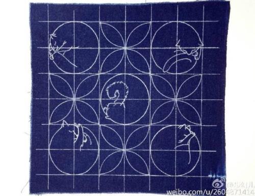 刺子绣图案口诀