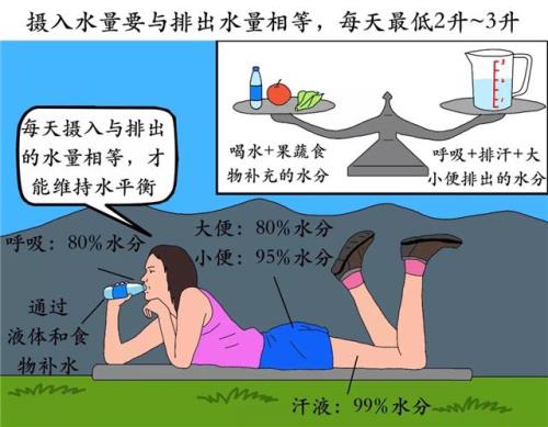 人一天要喝几斤水