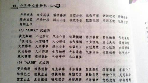 人才什么什么的成语ABCC