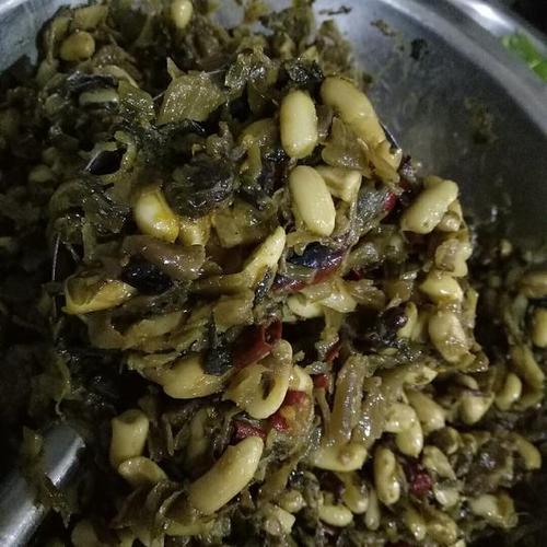 花生雪菜怎么炒