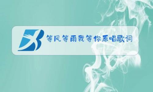 等风等雨我等你原唱是谁