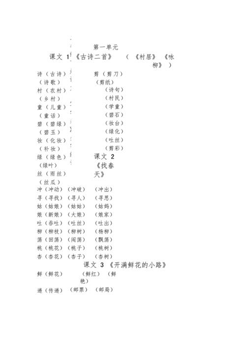 冲、寻、姑、娘，怎么组词