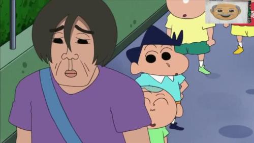 蜡笔小新排队是排的什么队