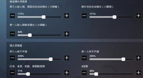 和平精英手雷陀螺仪灵敏度