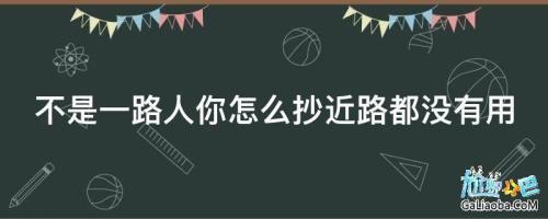 形容不是一路人诗句有哪些