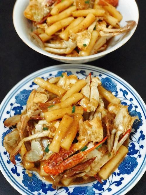 梭子蟹炒年糕的正确做法