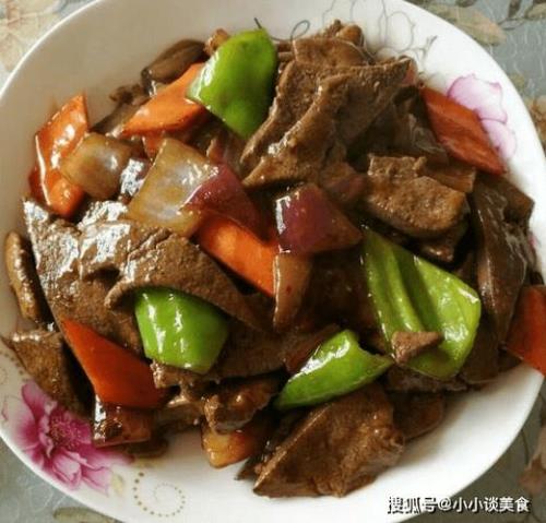 猪肝肉片的家常做法