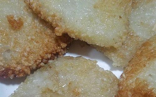 买的冰冻糍粑的做法