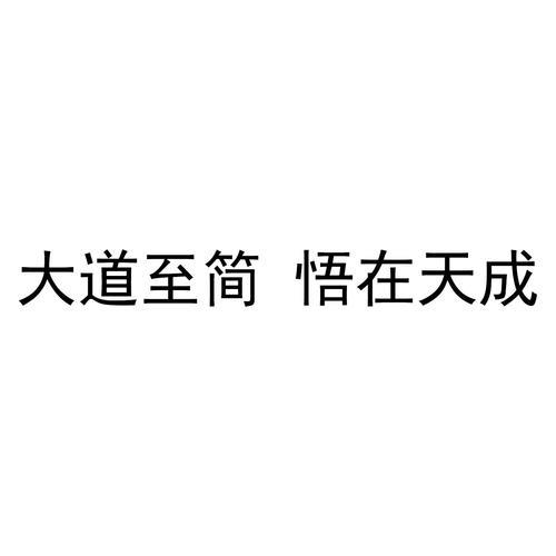 大道至简意思