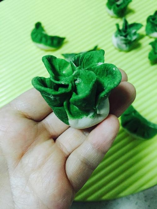 过年包彩色饺子的文案