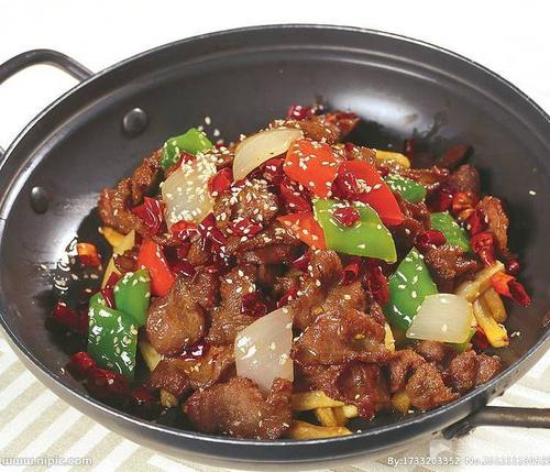 青菜牛肉干锅的做法