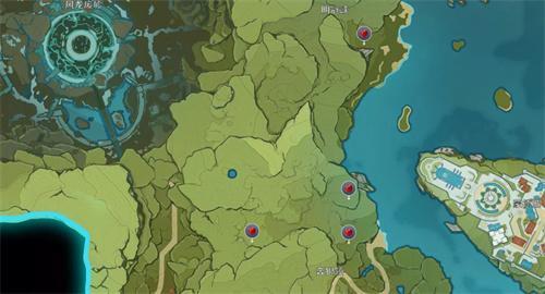 原神坠星山谷区域划分