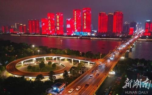 长沙夜景灯光秀时间