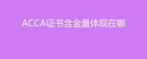 10大含金量证书官方排名