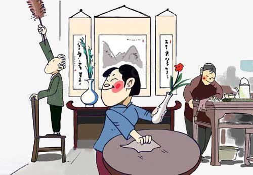 过年扫尘顺口溜
